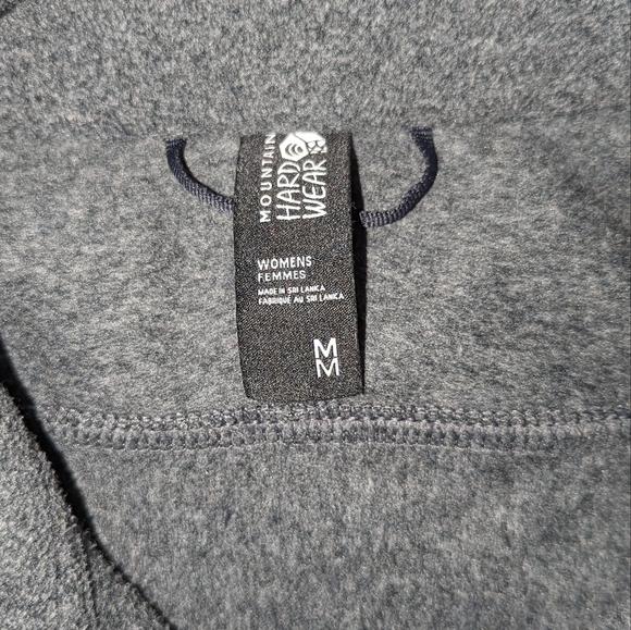 Mountain Hardwear Polartec Microfleece Full Zip Jacket Grey Women's Medium - Picture 7 of 12